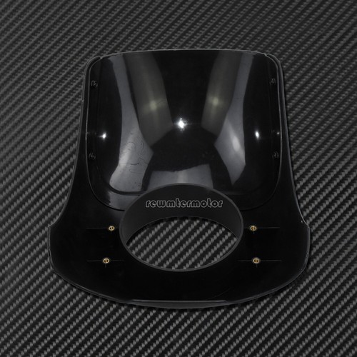 Matte Black Outlaw Fairing Windshield 35 39 41 49 mm Fit For Harley Sportster - Picture 9 of 9