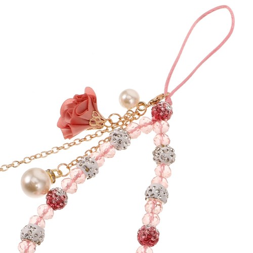 Gypsum Flower Mobile Phone Chain Ladies Beaded Charm Cell Lanyard Colorful - 第 10/12 張圖片