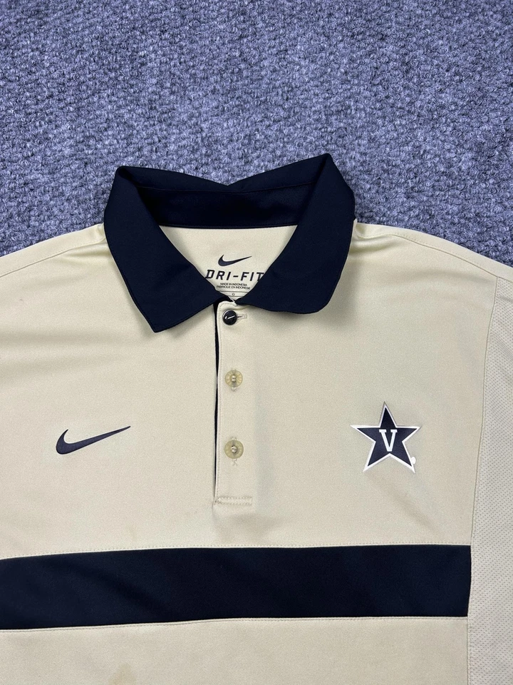 Camisa polo masculina Vanderbilt Commodores grande futebol NCAA Nike Dri Fit - Imagem 3 de 4