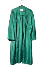 Josten's Green Graduation Gown Robe Size 5 10 - 6 0 Worn Once
