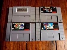Lot Of 4 Games Nintendo SNES Super Mario World 2 Yoshi's Island Royal Rumble Etc