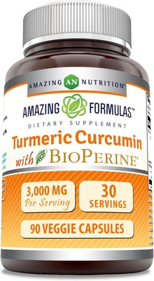 Amazing Formulas Turmeric Curcumin with Bioperine 3000 mg Per Serving | 90... 
