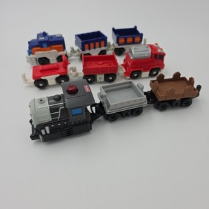 Geotrax Tracktown Railway Engine Car Toy Train LOT No Remote