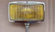 Hella Gm 3399 Oem Rectangular Fog Light Chrome 1940s Vintage Germany Rare