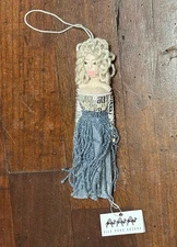 Dolly Parton Ornament Hand Made Wool Felt Decoration Silk Road Bazaar 7"in