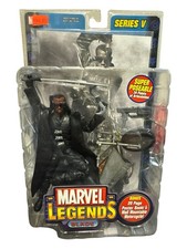 Marvel Legends BLADE Wesley Snipes & Motorcycle Series V ToyBiz 2003 NEW SEALED