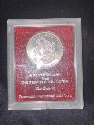 1890S Silver Morgan Dollar The Redfield Collection, Mint State 65