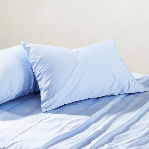 New Habitat 400TC Bamboo Cotton Standard Pillowcase Pair - Picture 4 of 6