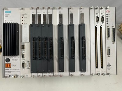 Siemens SIMATIC 505 Rack: PS, 555-1106 CPU,  IO, Delta Motion Control Card