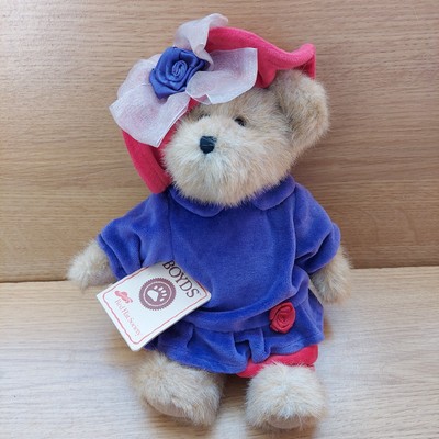 Boyds Bears Red Hat Society Collection ''Ima Lotsafun'' Vintage Style Teddybär