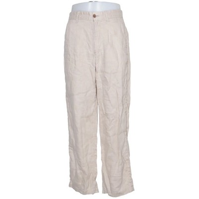 H&M, Hose, Größe: 29/32, Relaxed Fit, Beige, Baumwolle/Leinen/Polyester #CNt