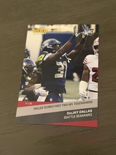 2020 Panini Instant NFL Rookies /97 #101 DEEJAY DALLAS Football Card Rookie RC. rookie card picture