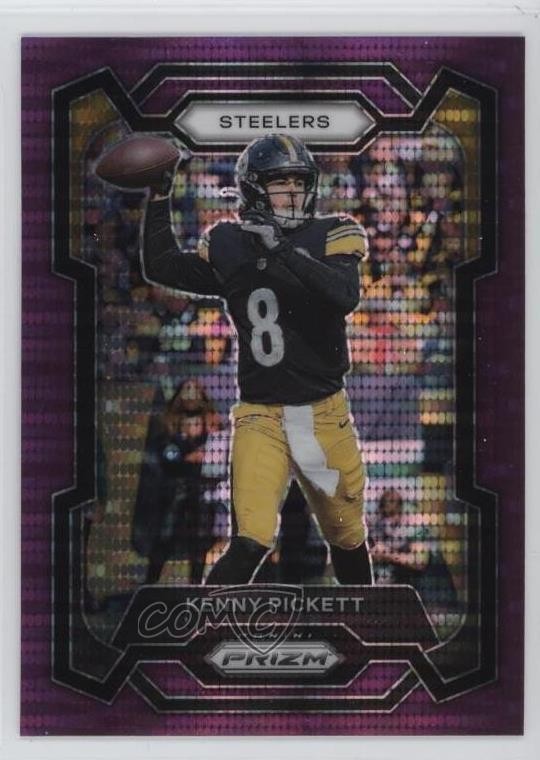 2023 Panini Prizm Purple Pulsar Prizm Kenny Pickett #249 a8x