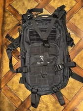 Full Forge Gear Hurricane Tactical Backpack Black 18" x 11" x 11"  21-406-HUB