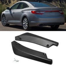 For Hyundai Azera Rear Bumper Lip Diffuser Splitter Canard Carbon Fiber Style