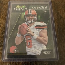 2018 Panini Player of the Day Baker Mayfield Rookie Card Serial #088/125. rookie card picture