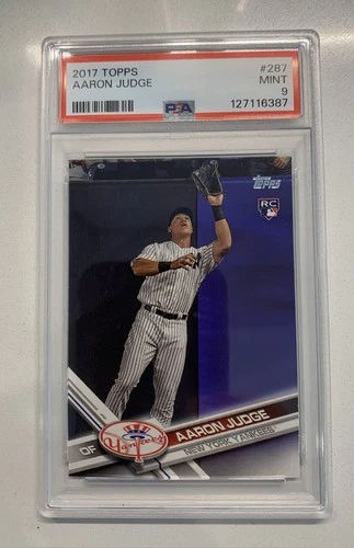 2017 Topps - Aaron Judge #287 Fielding (RC) PSA 9