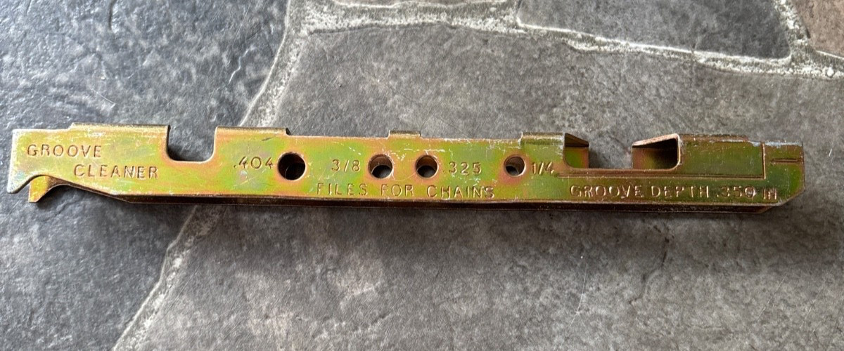 (3) Universal Chainsaw Chain Depth File Guide Tools & Guide Bar Groove Cleaner