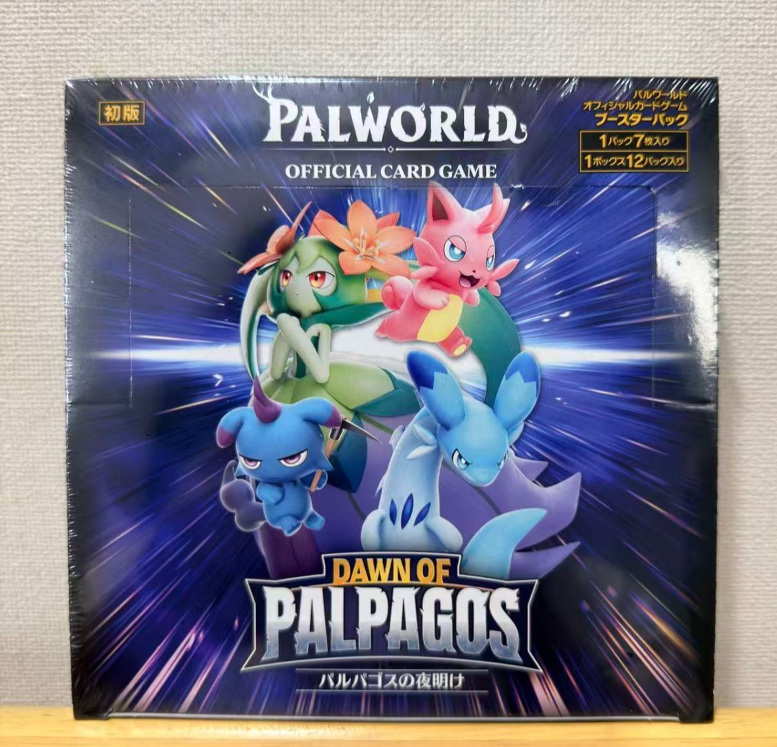Palworld Official Card Game Dawn of Palpagos Booster Box 12 Packs Japanese NEW