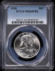 1956 50C Franklin Half Dollar PCGS MS 64 FBL