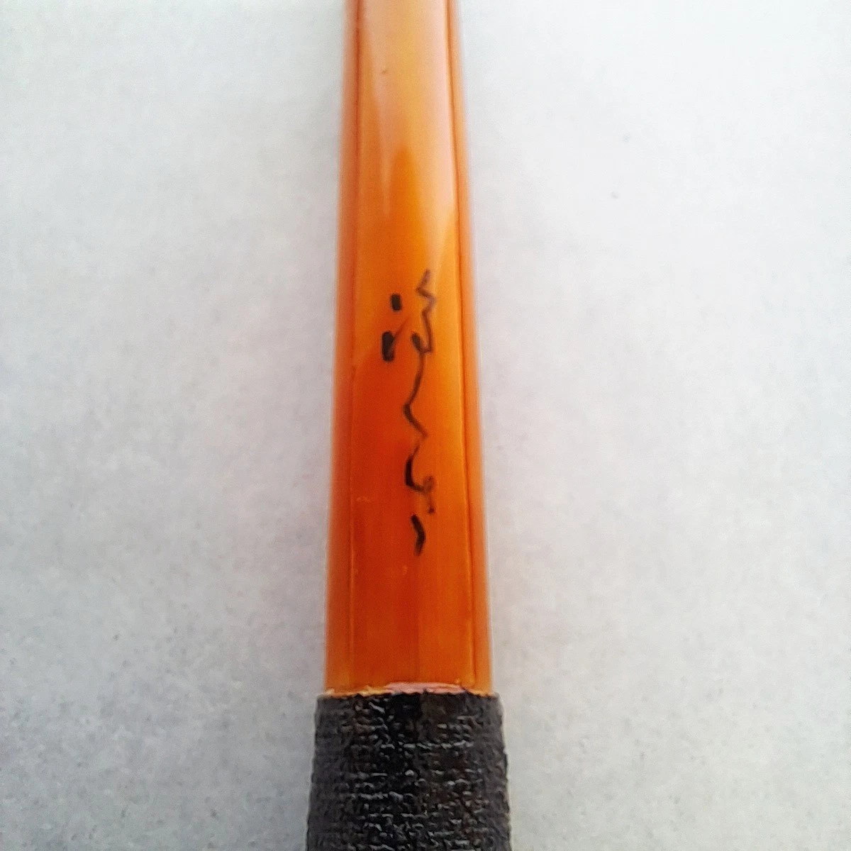 Caña de pescar de bambú vintage japonesa Edo Wazao Tanago 4,7 Shaku 142 cm 6 piezas firmada