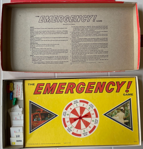 The Emergency Game - Milton Bradley #4406 - 1974 - Completo. - Imagen 4 de 4