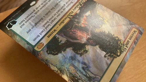 2XM Wrenn and Six English FOIL 1 Piece Texture MTG Expansion Art English wrenn a - Picture 2 of 7