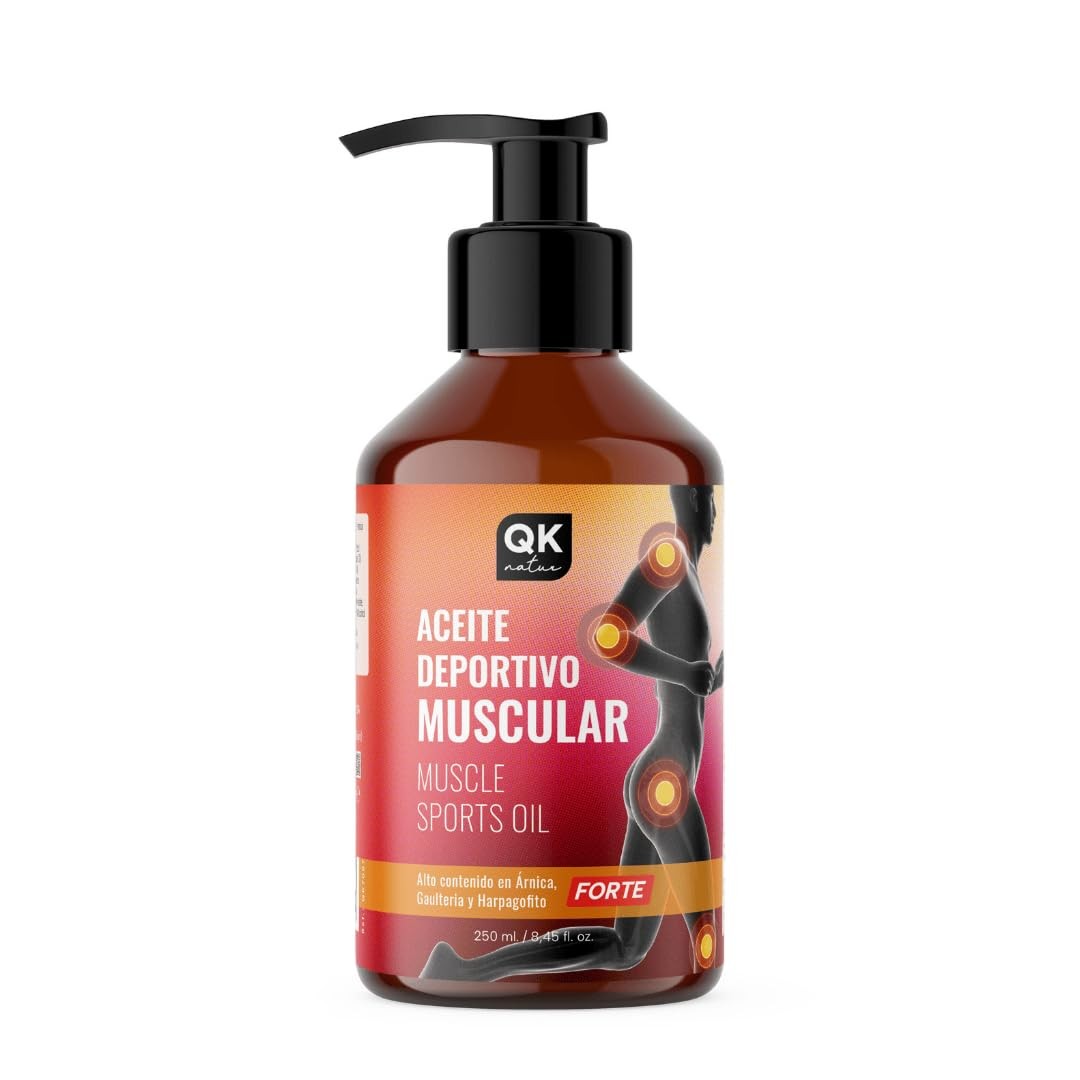 QKnatur Olio Sportivo Muscolare 250ml | Massaggio Naturale Arnica