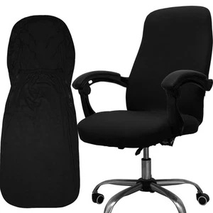 Melaluxe Chair Cover - Bureau stretch universel Grande couverture, noir