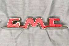 Vintage Oem 1955 1956 1957 Gmc Truck Emblem Ornament Badge - Part 2329447