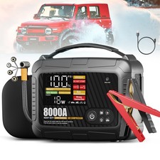 Starthilfe Powerbank für Pkw 8000A Booster Auto Starthilfe Powerbank Kompressor