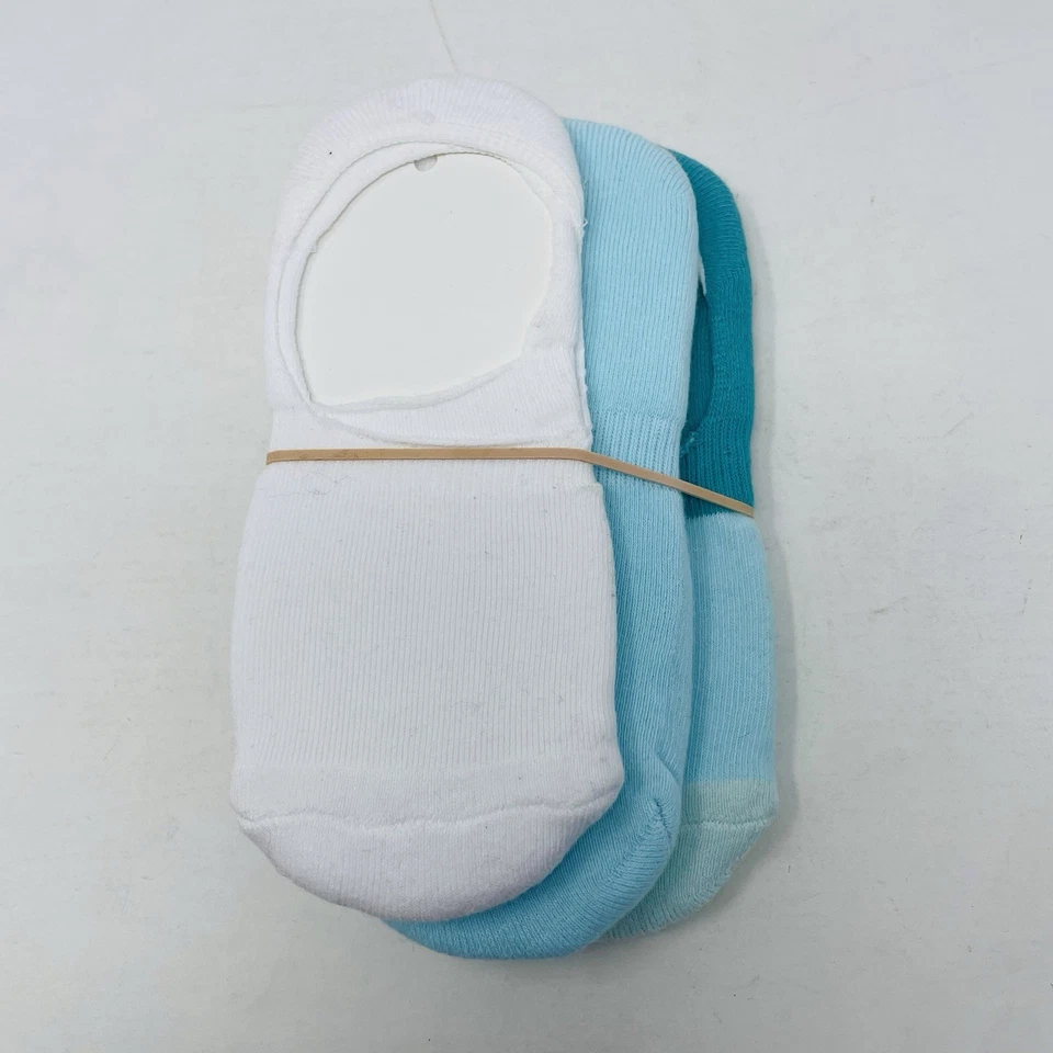 Meias femininas Hue tamanho único se encaixa na maioria dos algodão macio pacote com 3 forro de tênis em opala 921 - Imagem 3 de 4