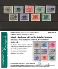 Laibach Porto; * /MH; Fotobefund Brunel; Michel '20 &euro; 35,-