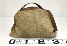 (Rank AB) BORBONESE Borsa a tracolla 2WAY borsa a mano modello quaglia pelle ...