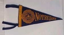 VINTAGE  Notre Dame Mini Penant  1936.  