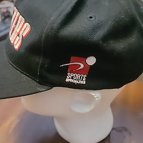 Portland Trail Blazers Vintage NBA Sports Specialties Snapback Hat Cap 90s Black - Picture 8 of 13