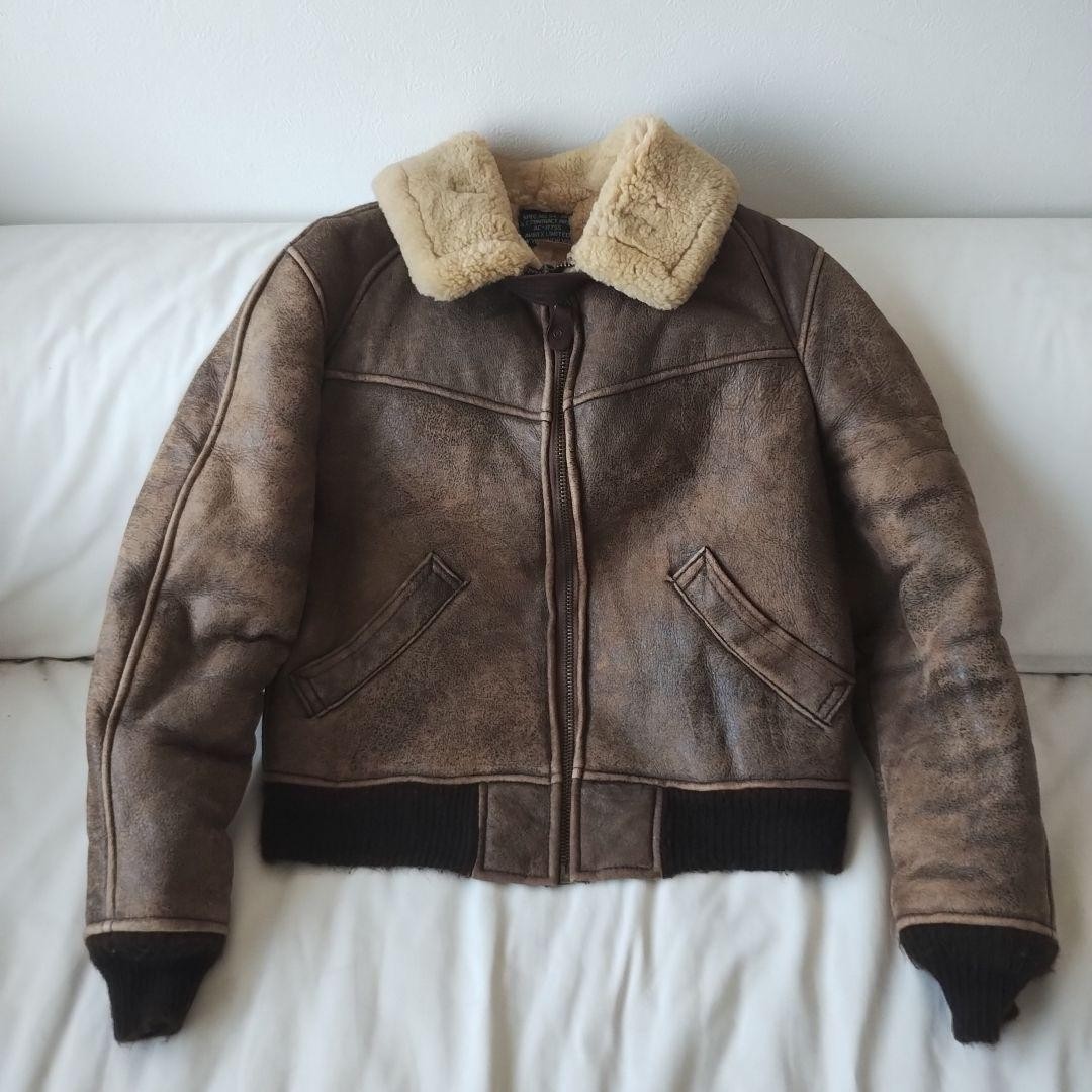 Outerwear Avirex B6 AVIREX Leather Boa Flight Jacket B6 Size 36