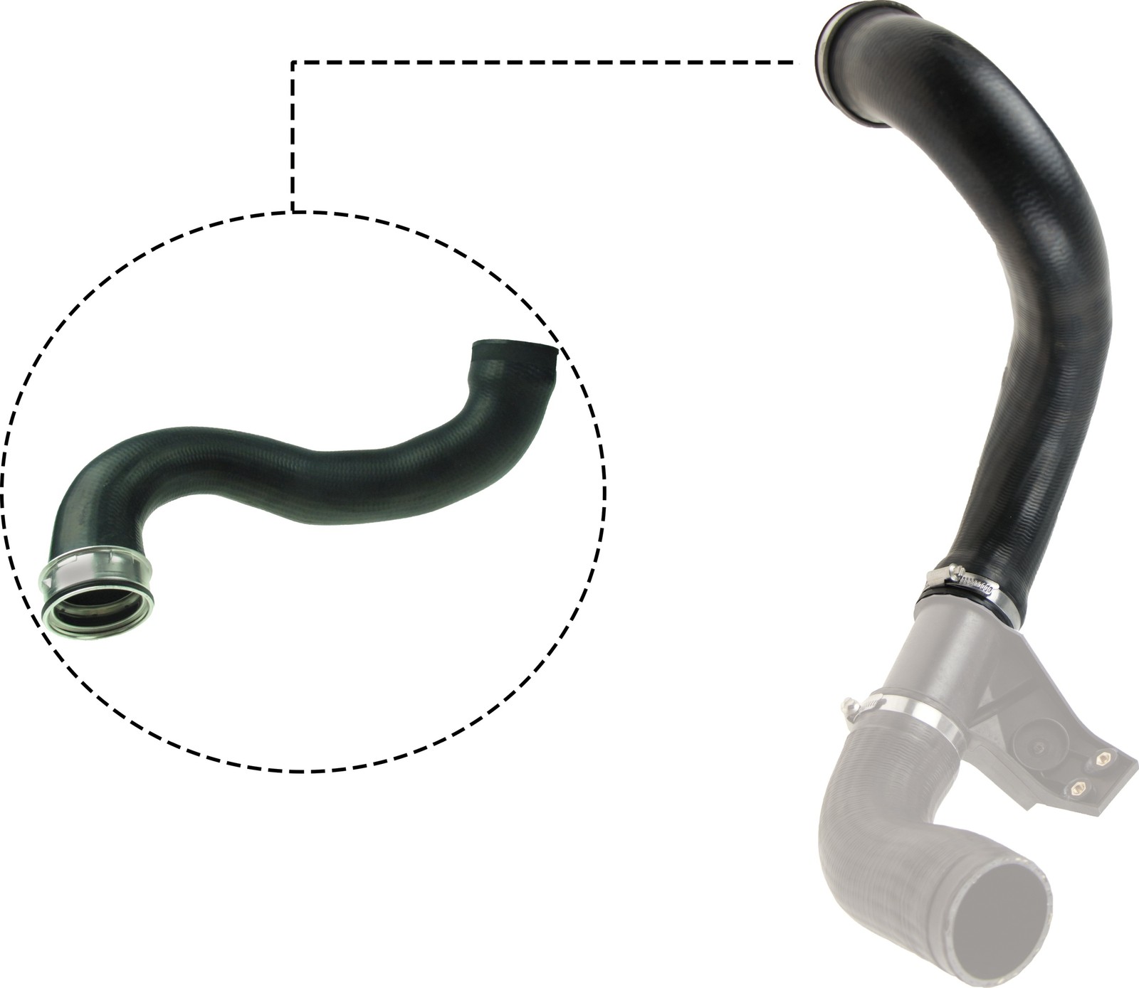 GATES 09-0829 Charger Air Hose for DODGE,MERCEDES-BENZ - Image 7