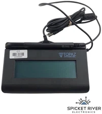 Topaz SignatureGem T-LBK462-BSB-R USB Backlit Signature Terminal Capture Pad