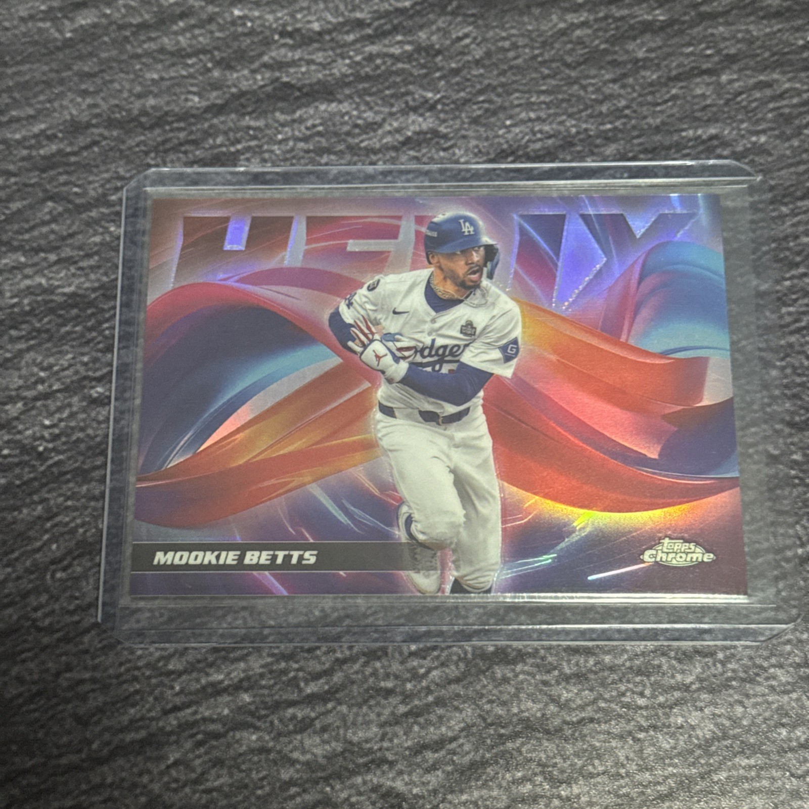 2025 Topps Chrome Mookie Betts Helix Case Hit