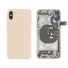 iPhone XS Gehäuse mit Backcover Gold Versand aus Deutschland
