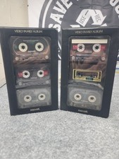Vintage Lot of 2 Maxell Video Family Albums and 6-USED Maxell Tapes