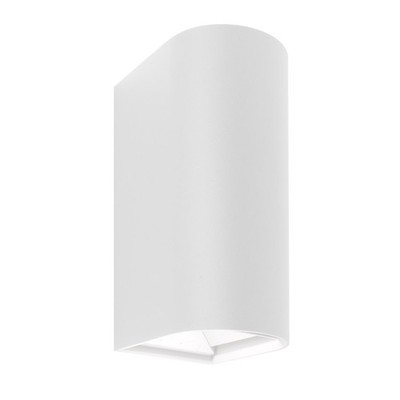 Vaso in Ceramica a Pavimento Filo Parete Colore Bianco Lucido modello Cubik