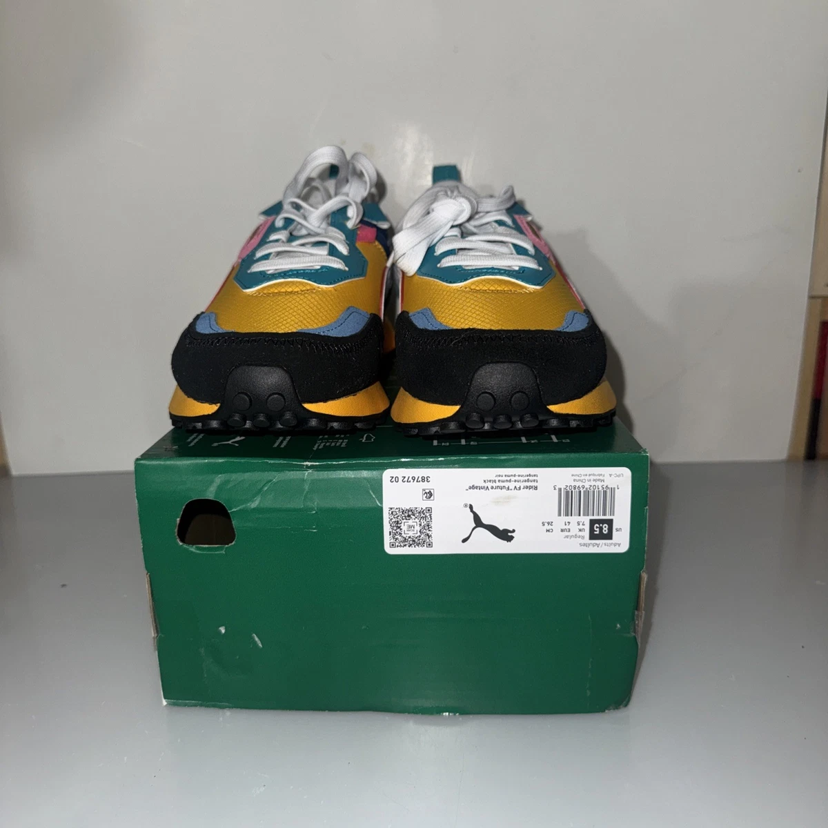 PUMA Rider FV Future Vintage Sneakers Yellow Green Pink Men’s 9.5 Retro Vibes s-l1200.jpg main image 4