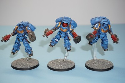 Primaris Inceptors x 3 Warhammer 40k Space Marine Ultramarines
