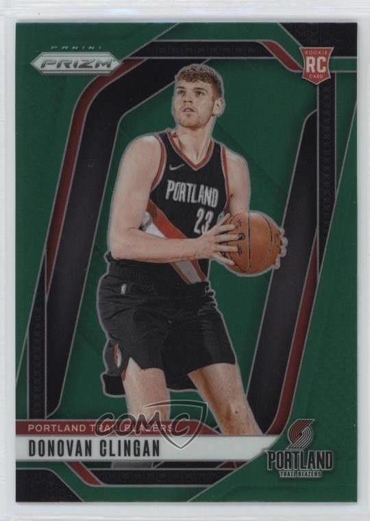 2024-25 Panini Prizm Green Prizm Donovan Clingan #221 15ts