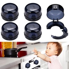 5-Pack Stove Knob Safety Covers,Upgraded Press Gas Stove Knob Locks,Durable D...