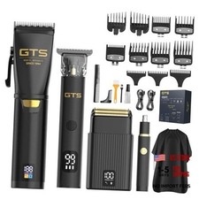 GTS Hair Clippers for Men Professional, Beard Trimmer Kits Sets, 4 in 1