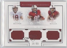 2016 Panini National Treasures Collegiate 38/99 Austin Hooper Devon Cajuste 5x8