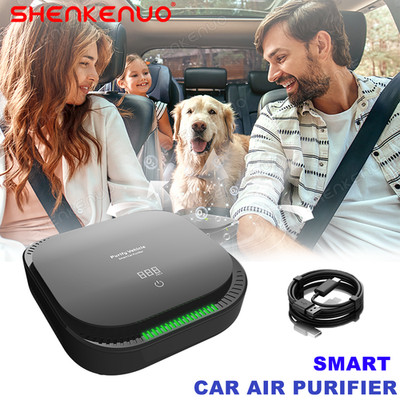 Portable Mini Smart Car Air Purifier with Mist Box for RV